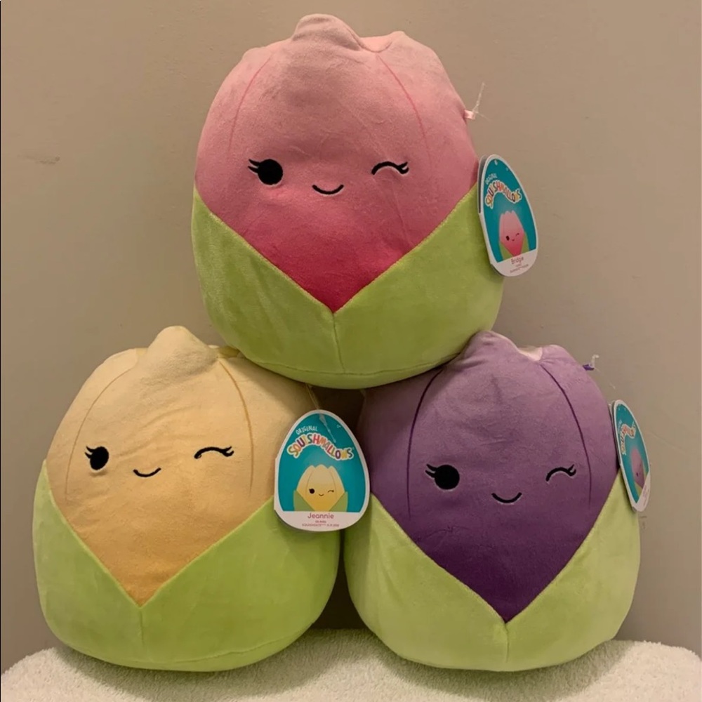 Squishmallow 8” Tulip Bundle